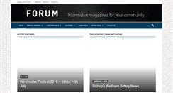 Desktop Screenshot of forumpublications.co.uk