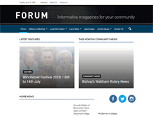 Tablet Screenshot of forumpublications.co.uk